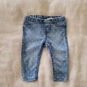 OshKosh B'gosh Blue Polka Dot Jeans